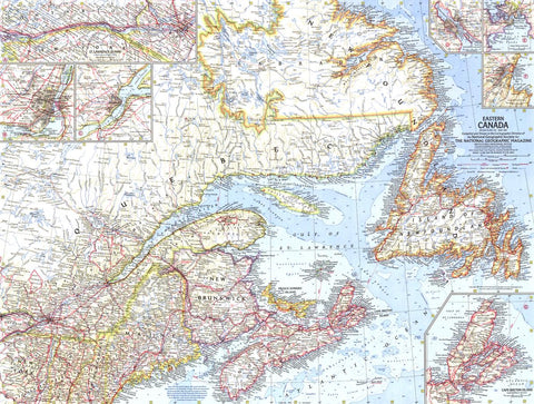 Eastern Canada - Published 1967 by National Geographic