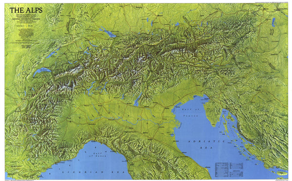 The Alps - Published 1985 by National Geographic