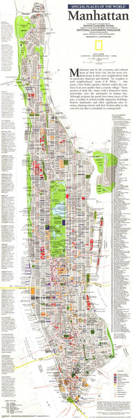 Manhattan - Published 1990 by National Geographic