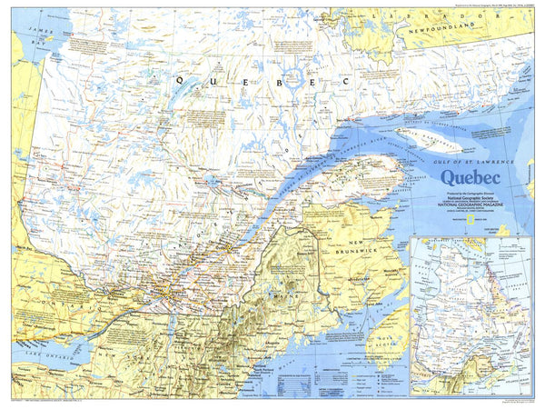 Quebec - Published 1991 by National Geographic