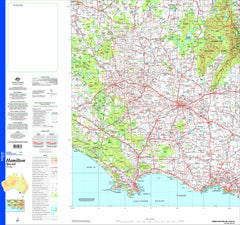 Hamilton Special SJ54-07 Topographic Map 1:250k