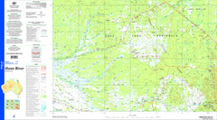 Hann River SD54-16 Topographic Map 1:250k