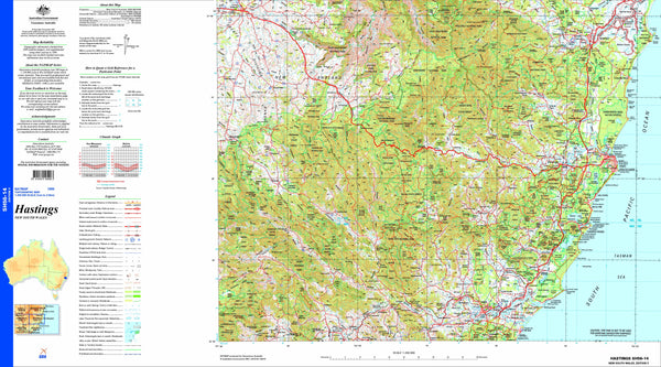 Hastings SH56-14 Topographic Map 1:250k