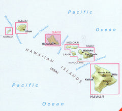 Hawaii Honolulu Oahu Nelles Map