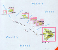 Hawaii – Maui, Moloka‘i & Lāna‘i Map by Nelles Verlag