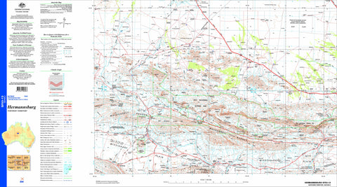 Hermannsburg SF53-13 Topographic Map 1:250k