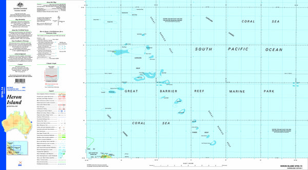 Heron Island SF56-14 Topographic Map 1:250k