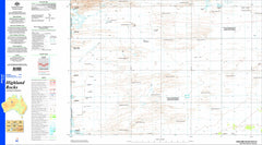 Highland Rocks SF52-07 Topographic Map 1:250k