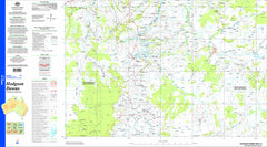 Hodgson Downs SD53-14 Topographic Map 1:250k