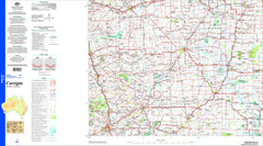 Corrigin SI50-03 Topographic Map 1:250k