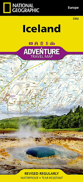 Iceland National Geographic Folded Map