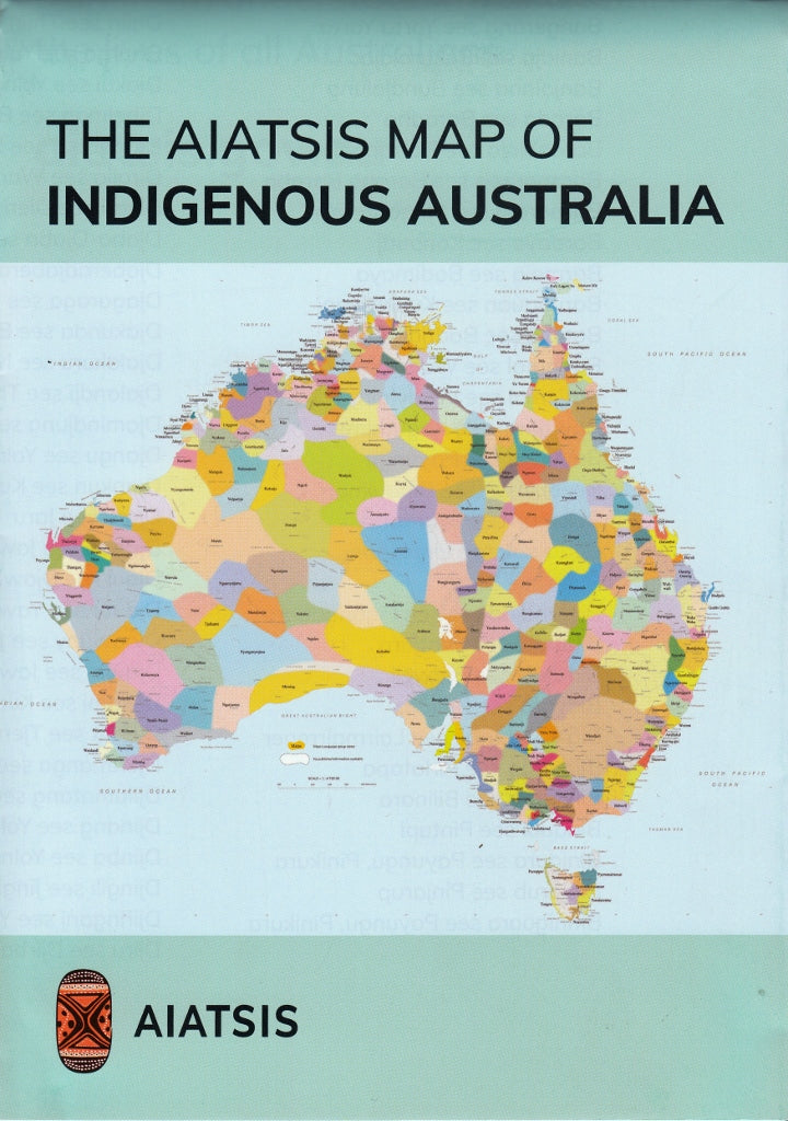 Indigenous Australia Map Folded AO Size | Mapworld