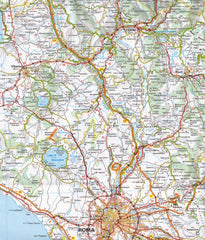 Italy Central Map Michelin 563