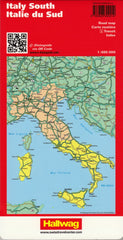 Italy South Hallwag Map