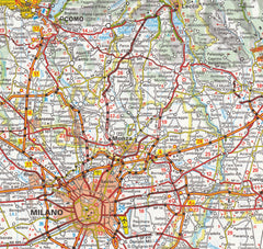 Italy North West Map Michelin 561