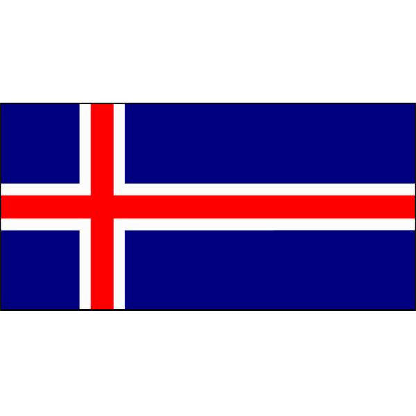 Iceland Flag 1800 x 900mm