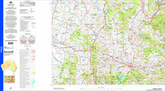Inverell SH56-05 Topographic Map 1:250k