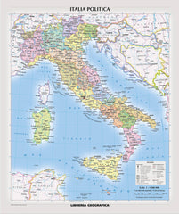 Italy Political Geo4 1174 x 1000mm Wall Map