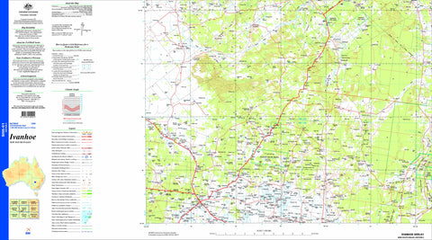Ivanhoe SI55-01Topographic Map 1:250k
