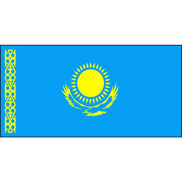 Kazakhstan Flag 1800 x 900mm