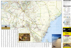 Kenya National Geographic Folded Map