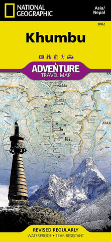 Khumbu National Geographic Folded Map