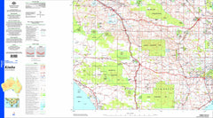 Kimba SI53-07 Topographic Map 1:250k