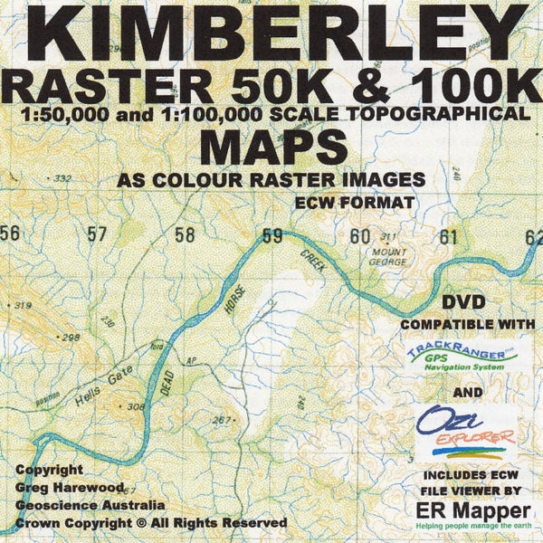 Kimberley 50K Topo USB - Greg Harewood