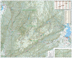 Kosciuszko Alpine Area (NSW) Topographic Wall Map by Spatial Vision
