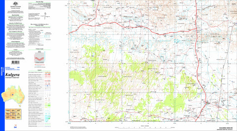 Kulgera SG53-05 Topographic Map 1:250k