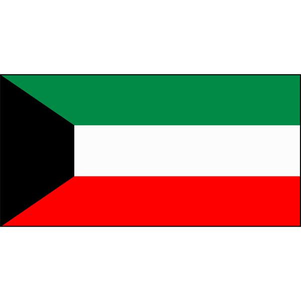 Kuwait Flag 1800 x 900mm