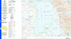 Lake Eyre SH53-04 Topographic Map 1:250k