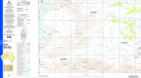 Lake Mackay SF52-11 Topographic Map 1:250k