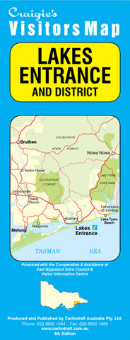 Lakes Entrance & District Craigies Map