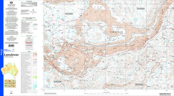 Lansdowne SE52-05 1:250k Topographic Map