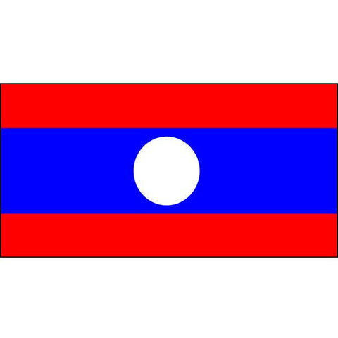 Laos Flag 1800 x 900mm
