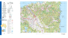 Launceston SK55-07 Topographic Map 1:250k