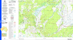 Lawn Hill SE54-09 Topographic Map 1:250k