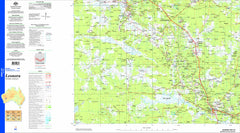 Leonora SH51-01 1:250k Topographic Map