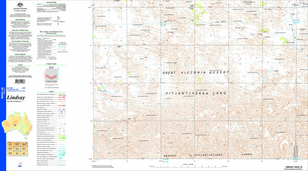 Lindsay SG52-16 Topographic Map 1:250k