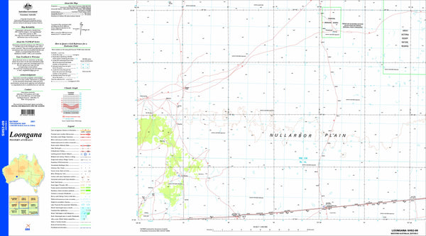 Loongana SH52-09 1:250k Topographic Map