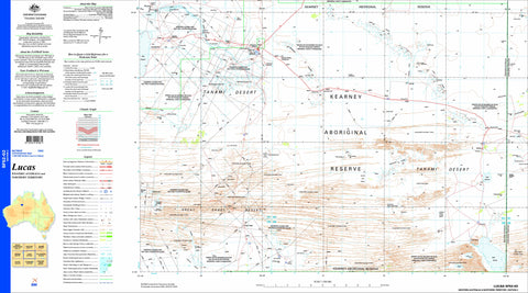 Lucas SF52-02 1:250k Topographic Map