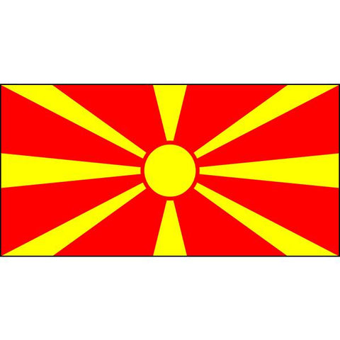 Macedonia Flag 1800 x 900mm