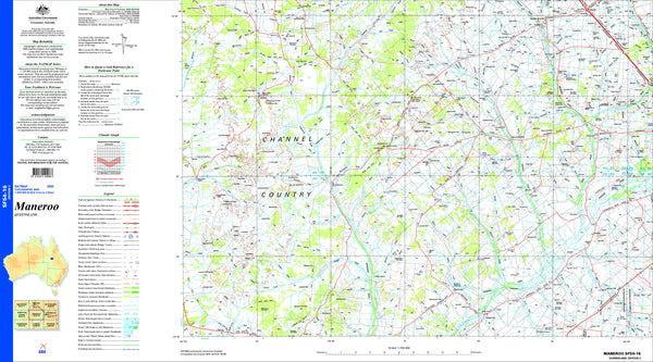 Maneroo Topographic Map 1:250k