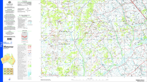 Maneroo Topographic Map 1:250k