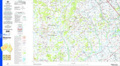 Maneroo Topographic Map 1:250k