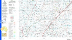 Manuka SF54-08 Topographic Map 1:250k