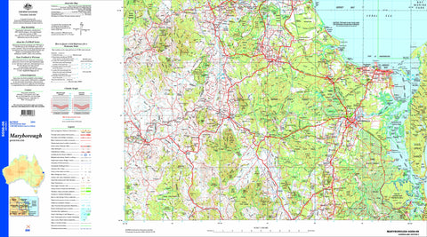 Maryborough SG56-06 Topographic Map 1:250k