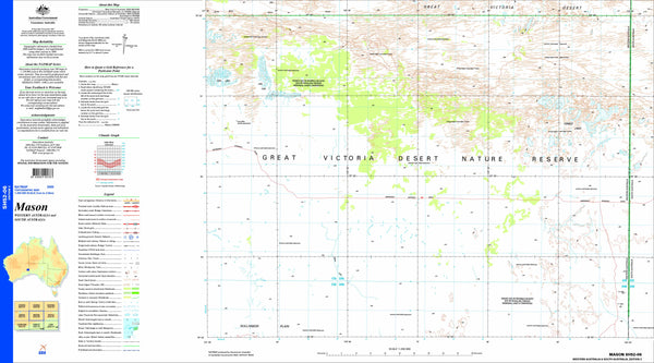 Mason SH52-06 1:250k Topographic Map