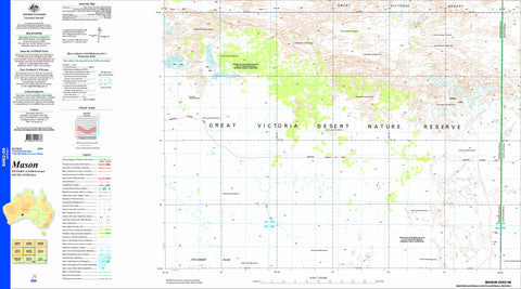 Mason SH52-06 1:250k Topographic Map